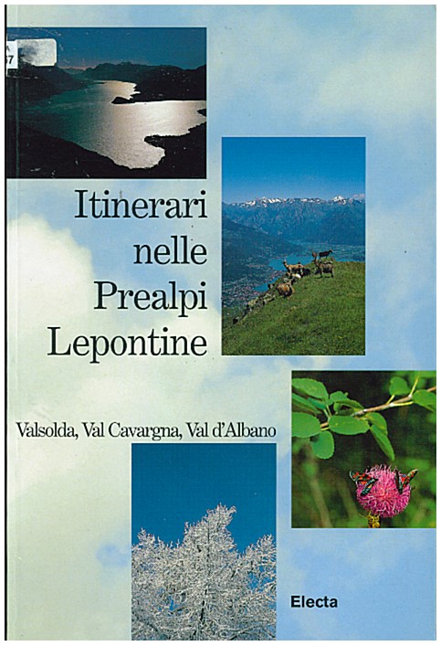 Copertina di Itinerari nelle Prealpi Lepontine