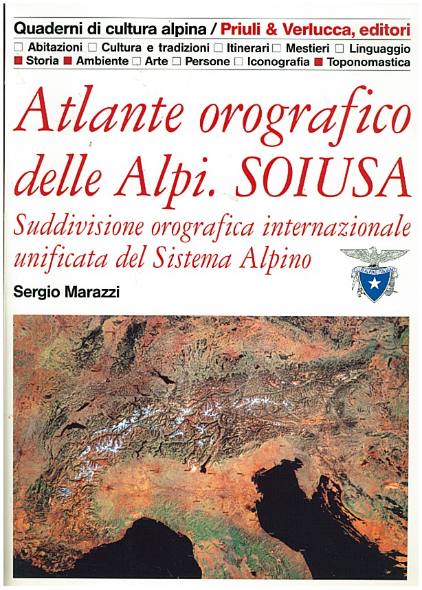 Copertina di Atlante orografico delle Alpi