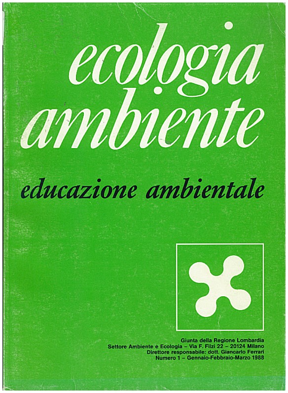 Copertina di Ecologia ambiente educazione ambientale