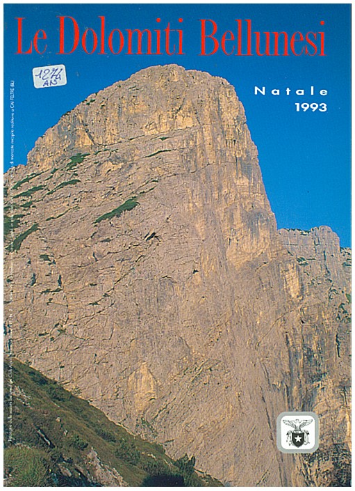 Copertina di Le Dolomiti Bellunesi - Natale 1993