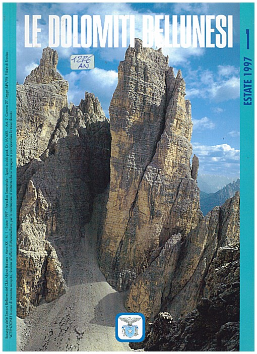 Copertina di Le Dolomiti Bellunesi - Estate 1997