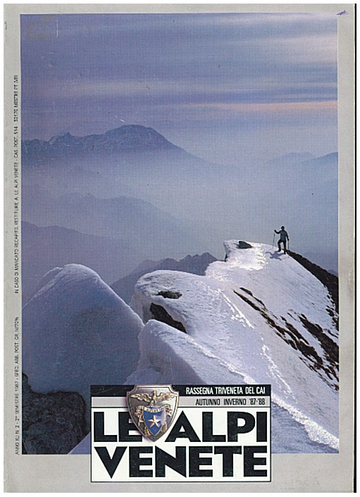 Copertina di Le Alpi Venete - autunno inverno '87-'88