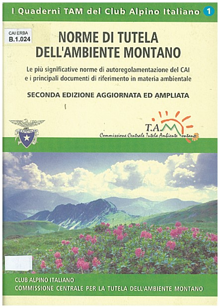 Copertina di Norme di tutela dell'ambiente montano