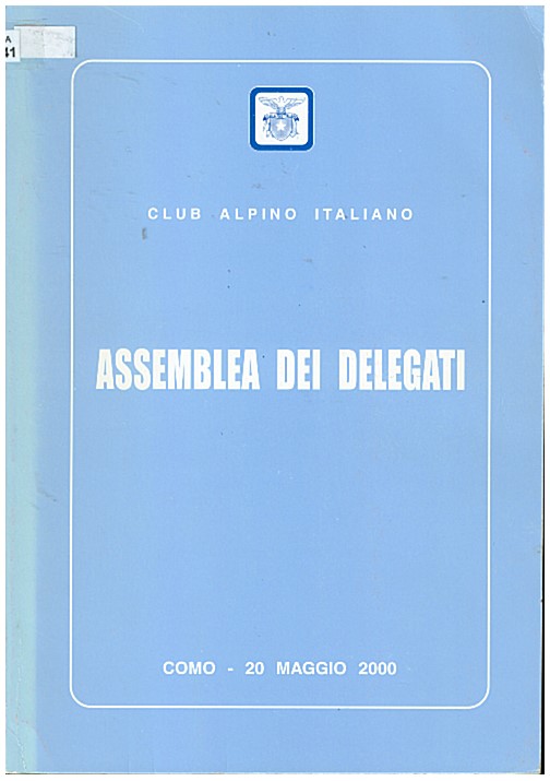 Copertina di Assemblea dei delegati - Como 2000