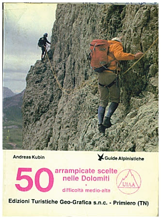 Copertina di 50 Arrampicate scelte nelle Dolomiti