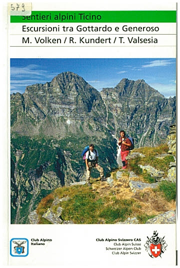 Copertina di Sentieri alpini Ticino - Escursioni tra Gottardo e Generoso