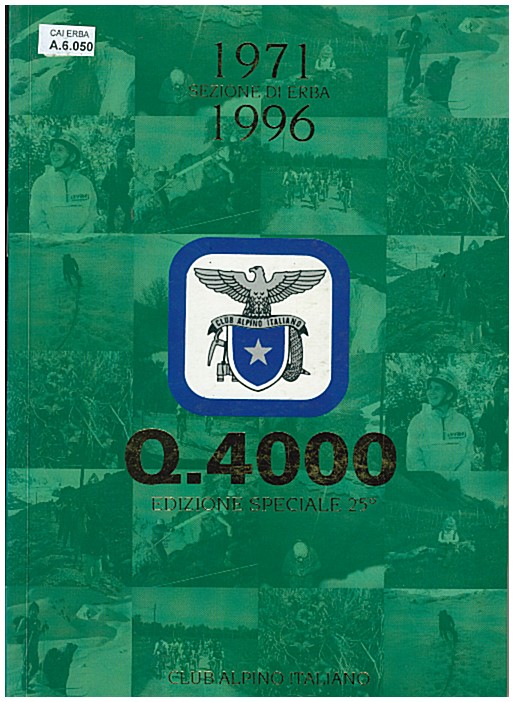 Copertina di Q4000 Edizione Speciale 25° 1971/1996