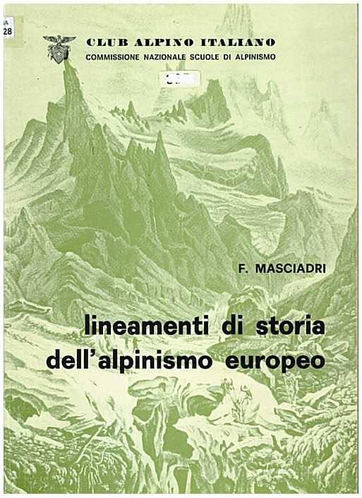Copertina di Lineamenti di storia dell'alpinismo europeo