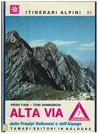 Copertina di Alta Via dlle Prealpi Bellunesi e dell'Alpago