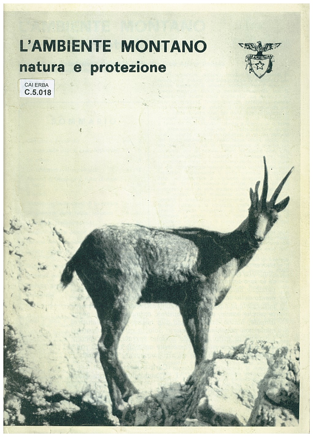 Copertina di L'Ambiente Montano - Natura e Protezione