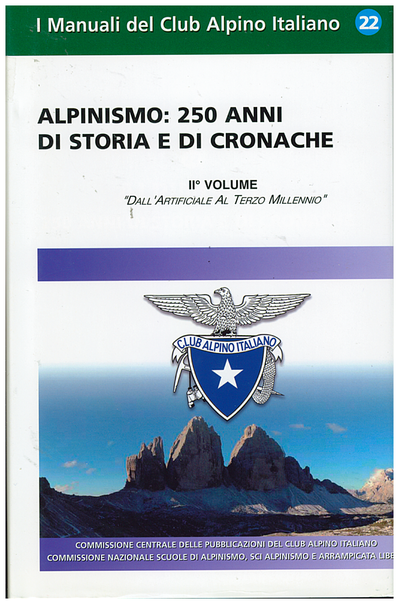 Copertina di Alpinismo: 250 Anni di Storia e di Cronache (II volume)