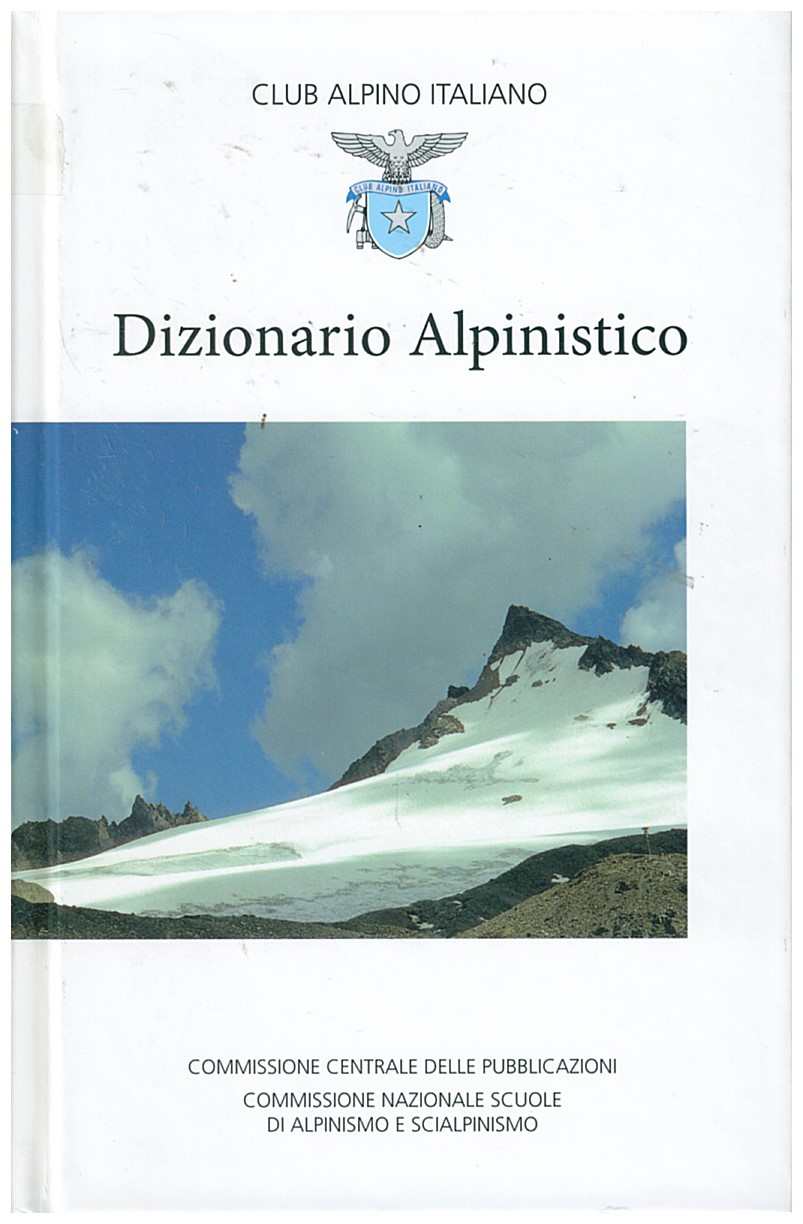 Copertina di Dizionario Alpinistico