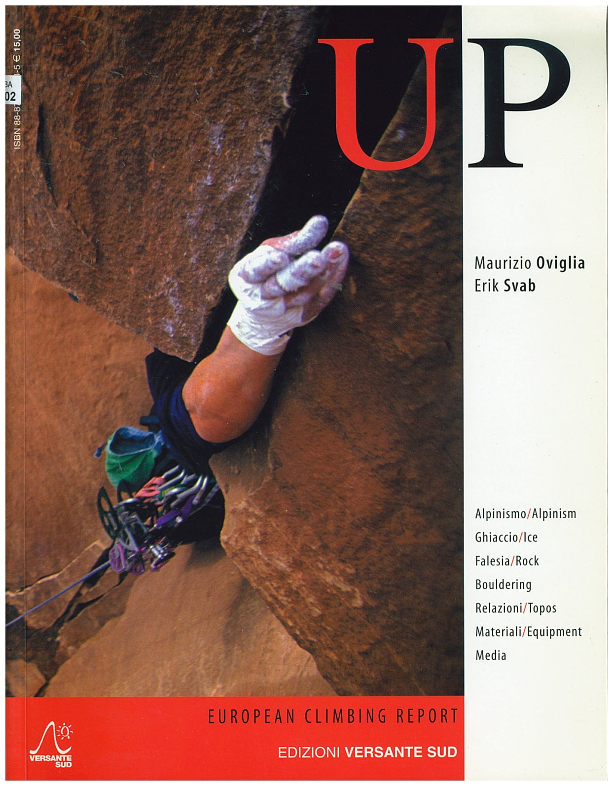 Copertina di European Climbing Repor (anno 2003)