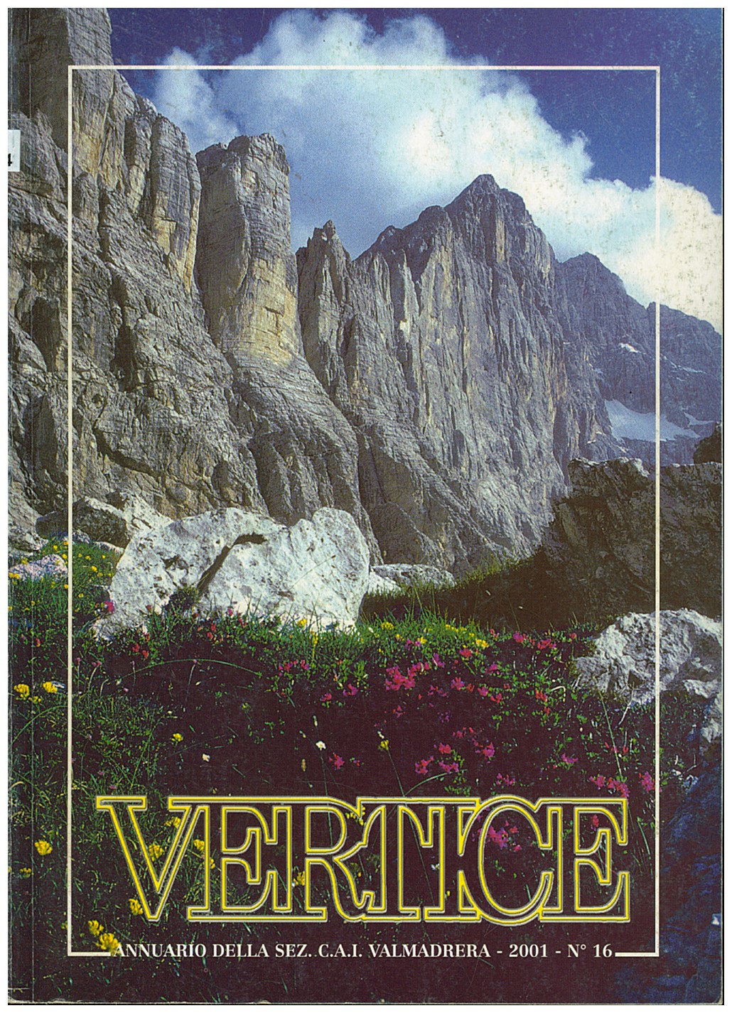 Copertina di Vertice - Annuario CAI Valmadrera (2001)