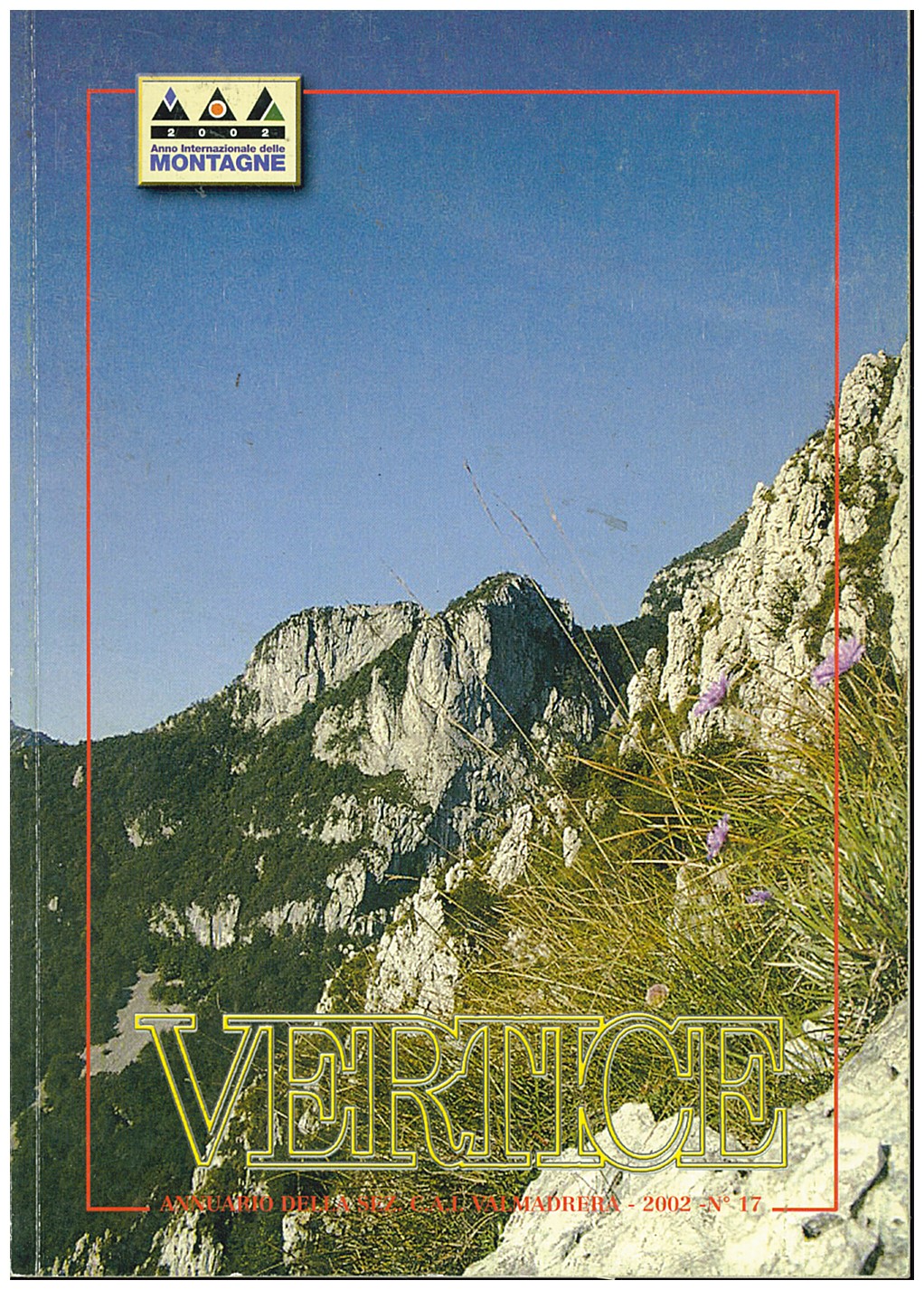 Copertina di Vertice - Annuario CAI Valmadrera (2002)