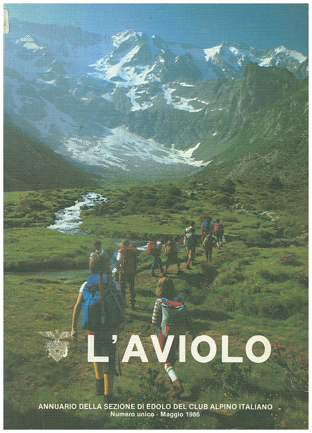 Copertina di L'Aviolo - Annuario CAI Edolo (1986)