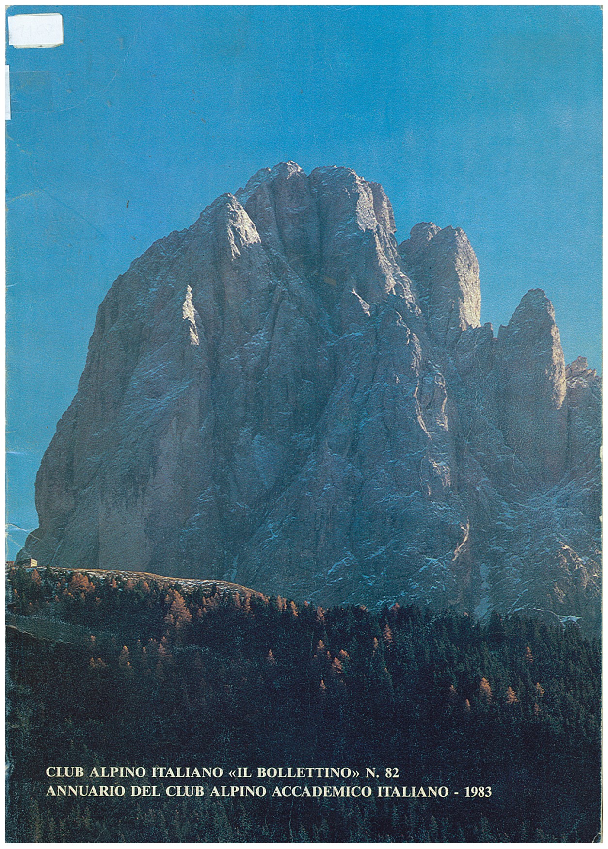 Copertina di Il Bollettino Club Alpino Accademico Italiano (annuario 1983)