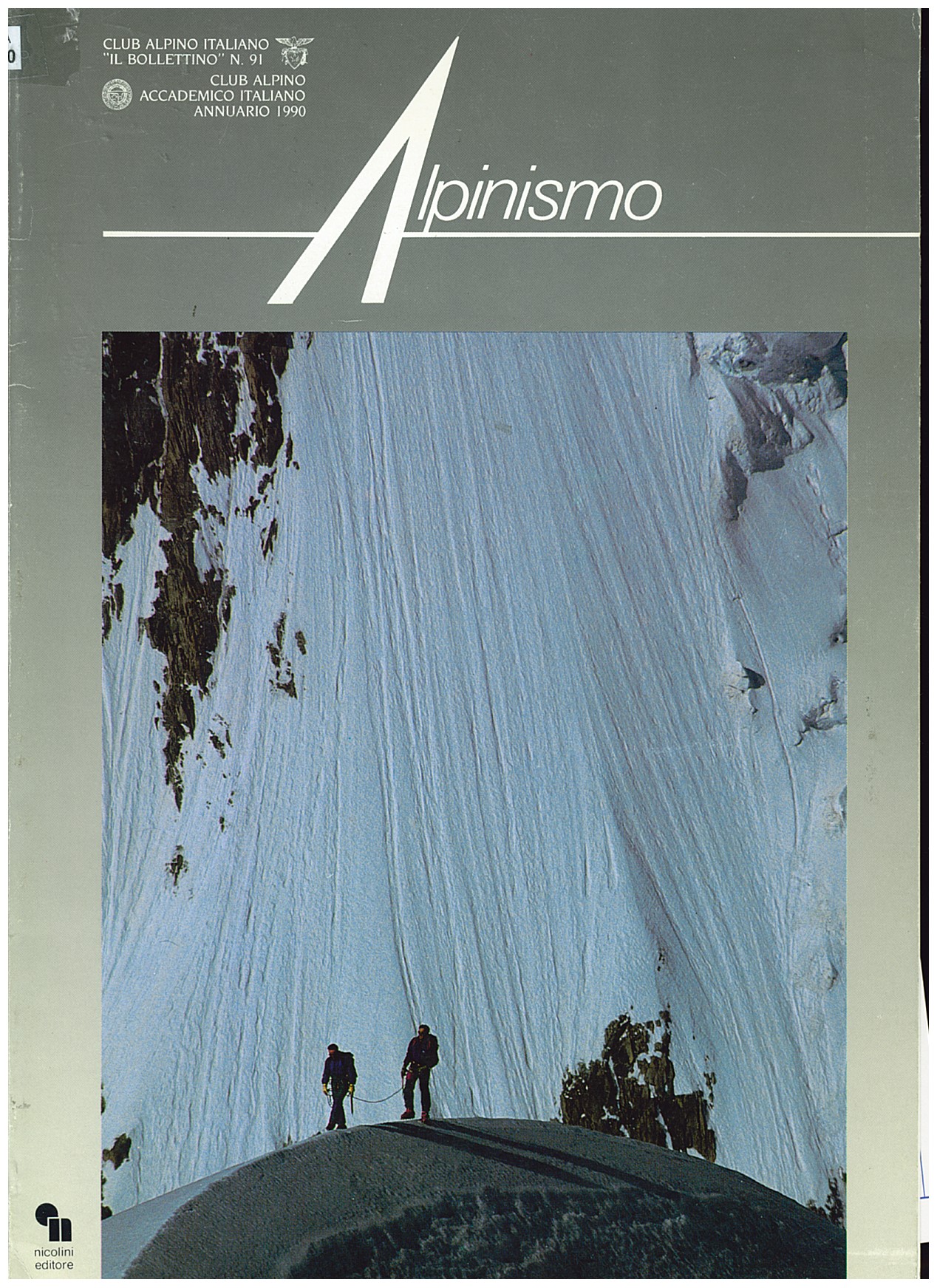 Copertina di Il Bollettino Club Alpino Accademico Italiano (annuario 1990)