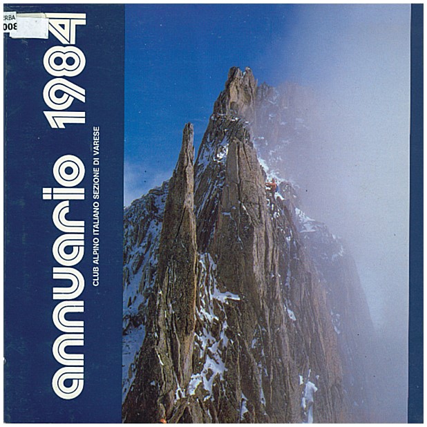 Copertina di Annuario CAI Varese 1984