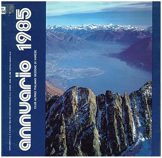 Copertina di Annuario CAI Varese 1985