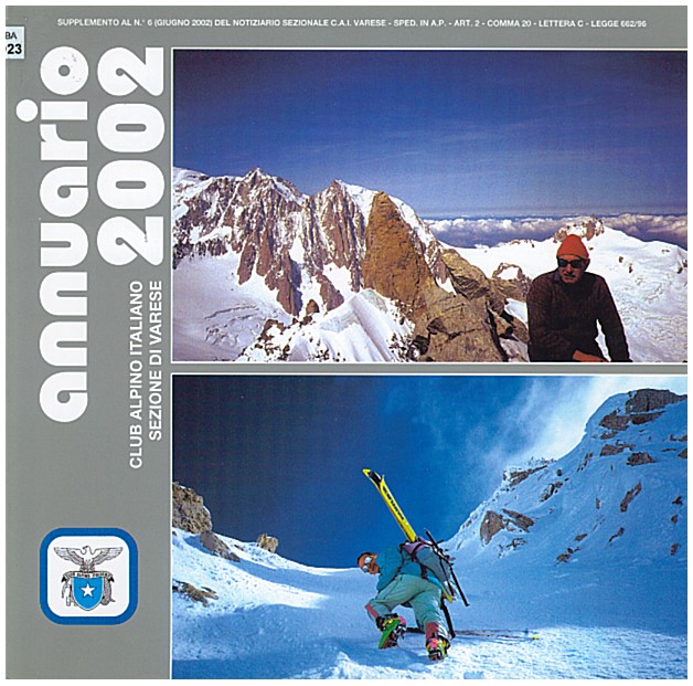 Copertina di Annuario CAI Varese 2002