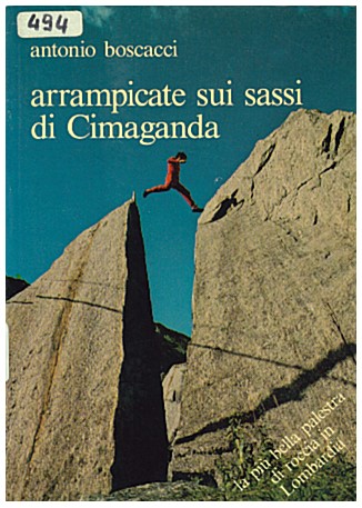 Copertina di Arrampicate sui sassi di Cimaganda