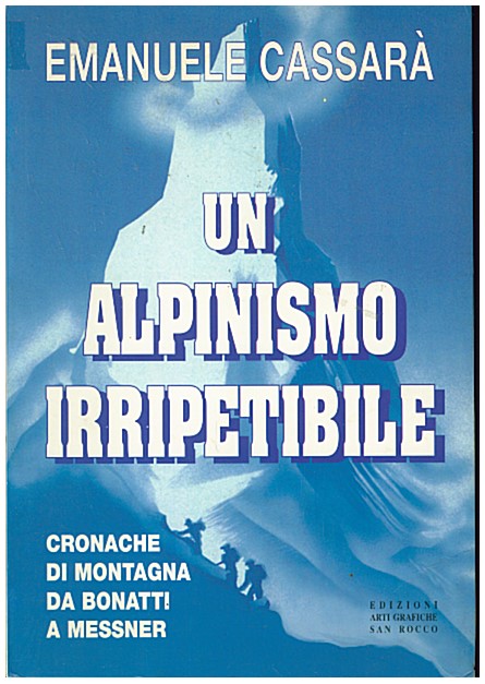 Copertina di Un alpinismo irripetibile