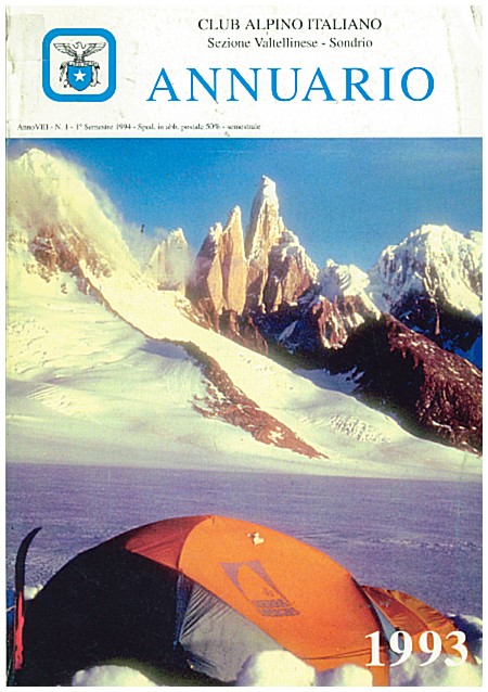 Copertina di Annuario sezione Sondrio 1993