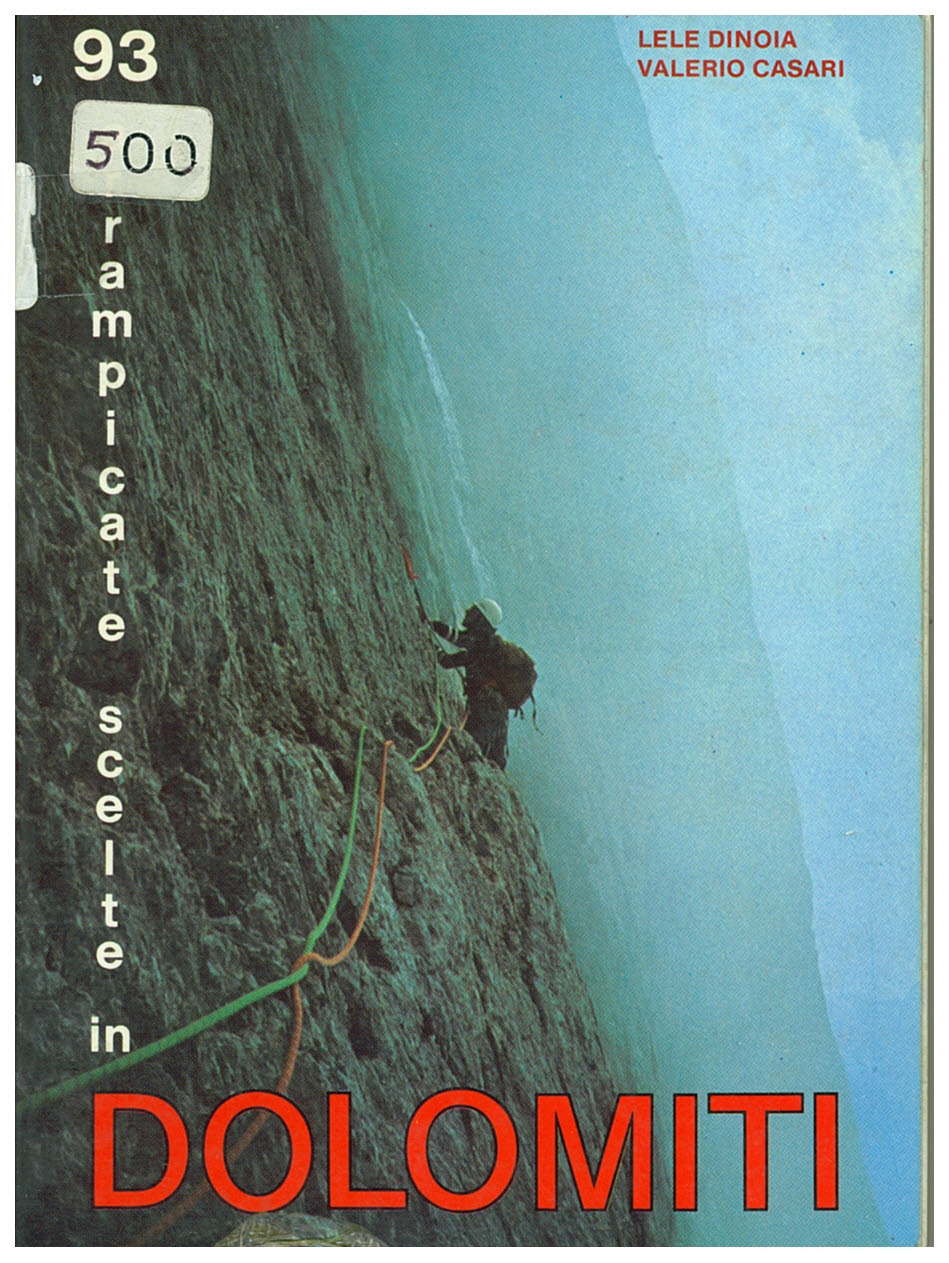 Copertina di Arrampicate scelte in Dolomiti