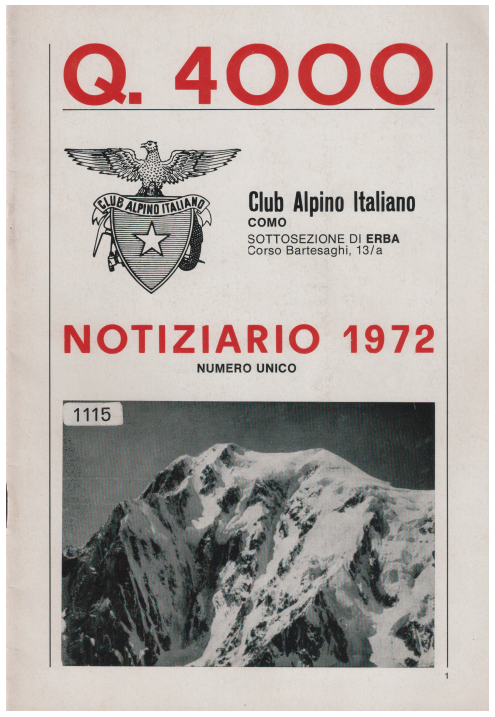 Copertina di Q4000 - 1972