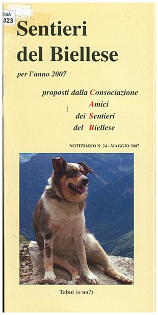 Copertina di Sentieri del Biellese