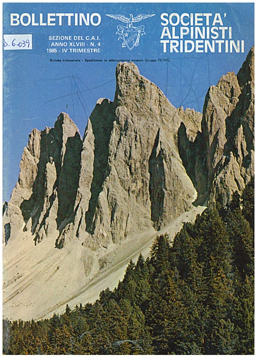 Copertina di Bollettino n. 4 1985 