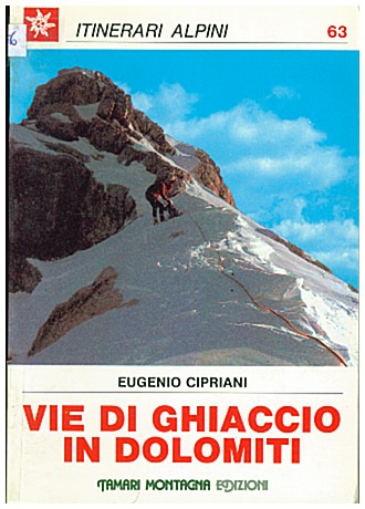 Copertina di Vie del ghiaccio in Dolomiti