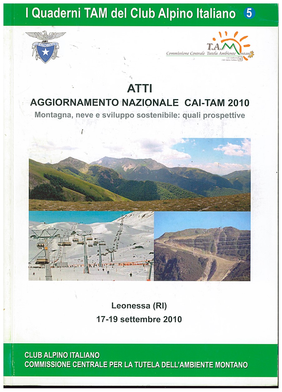 Copertina di Aggiornamento Nazionale CAI - TAM 2010 (n. 5)