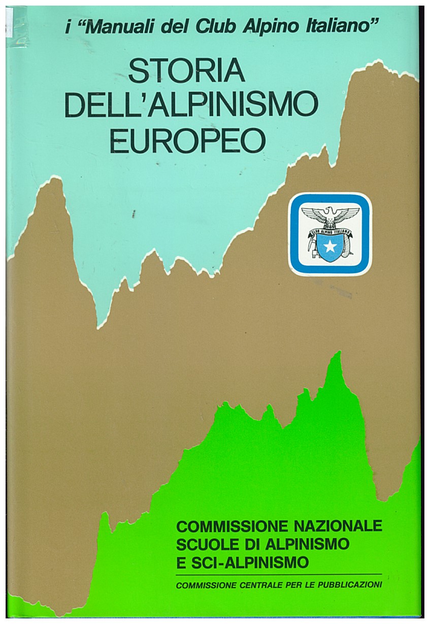Copertina di Storia Dell'Alpinismo Europeo