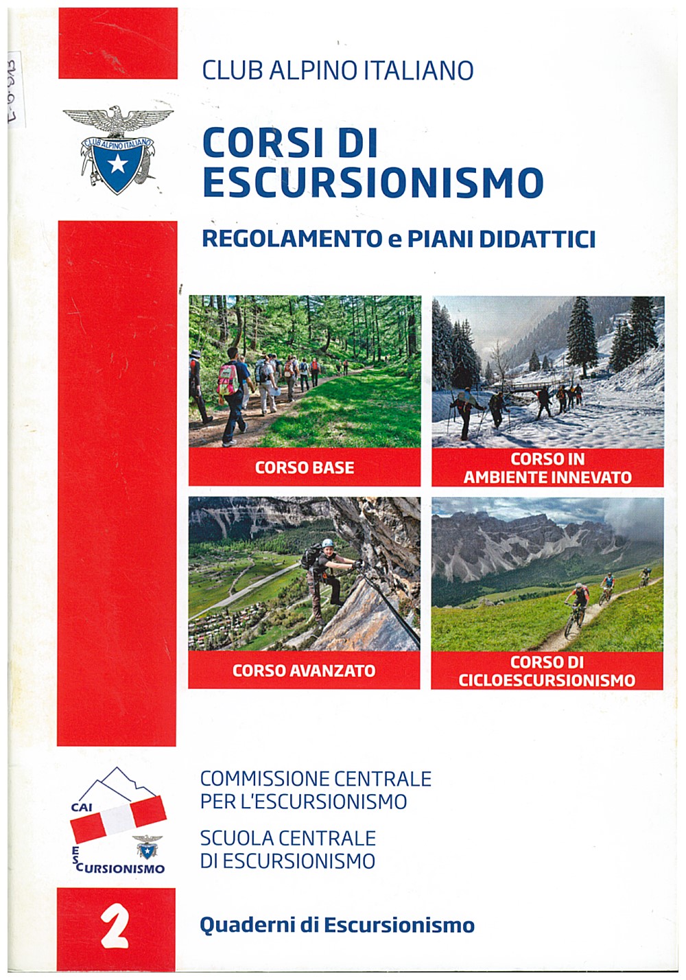 Copertina di Corsi di Escursionismo - Regolamento e Piani Didattici (2)