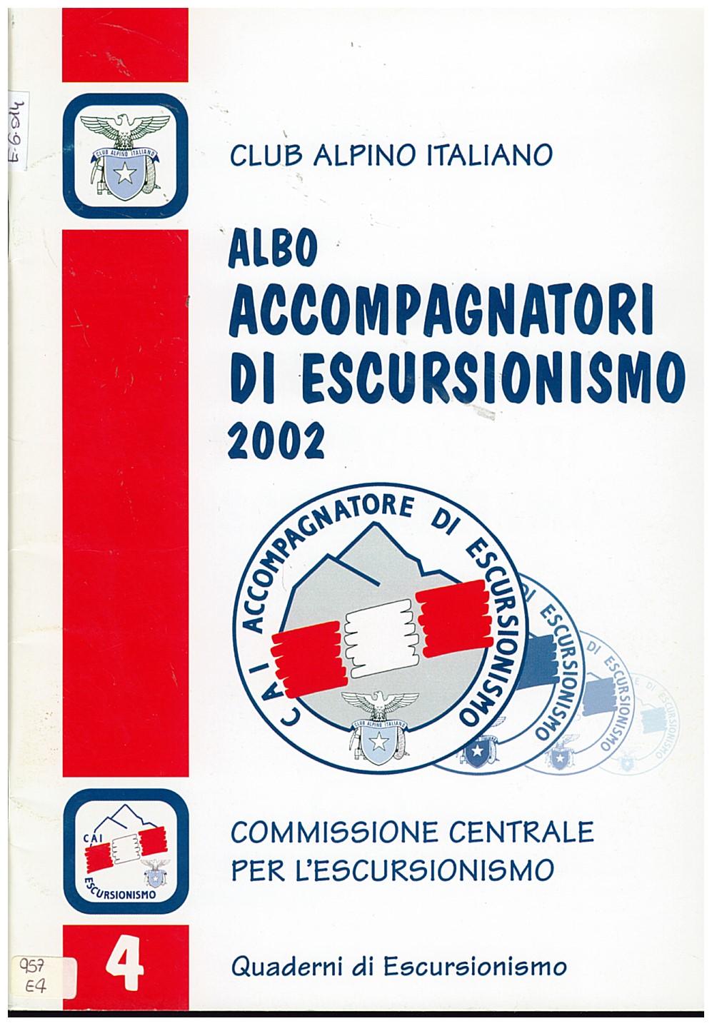 Copertina di Albo Accompagnatori di Escursionismo (4)