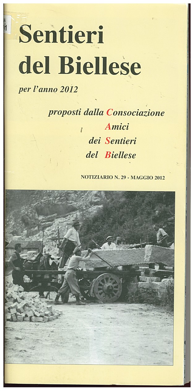 Copertina di Sentieri del Biellese