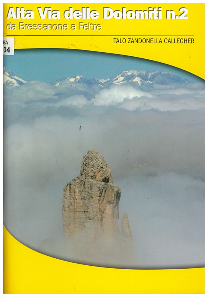 Copertina di Alta Via Delle Dolomiti - n. 2