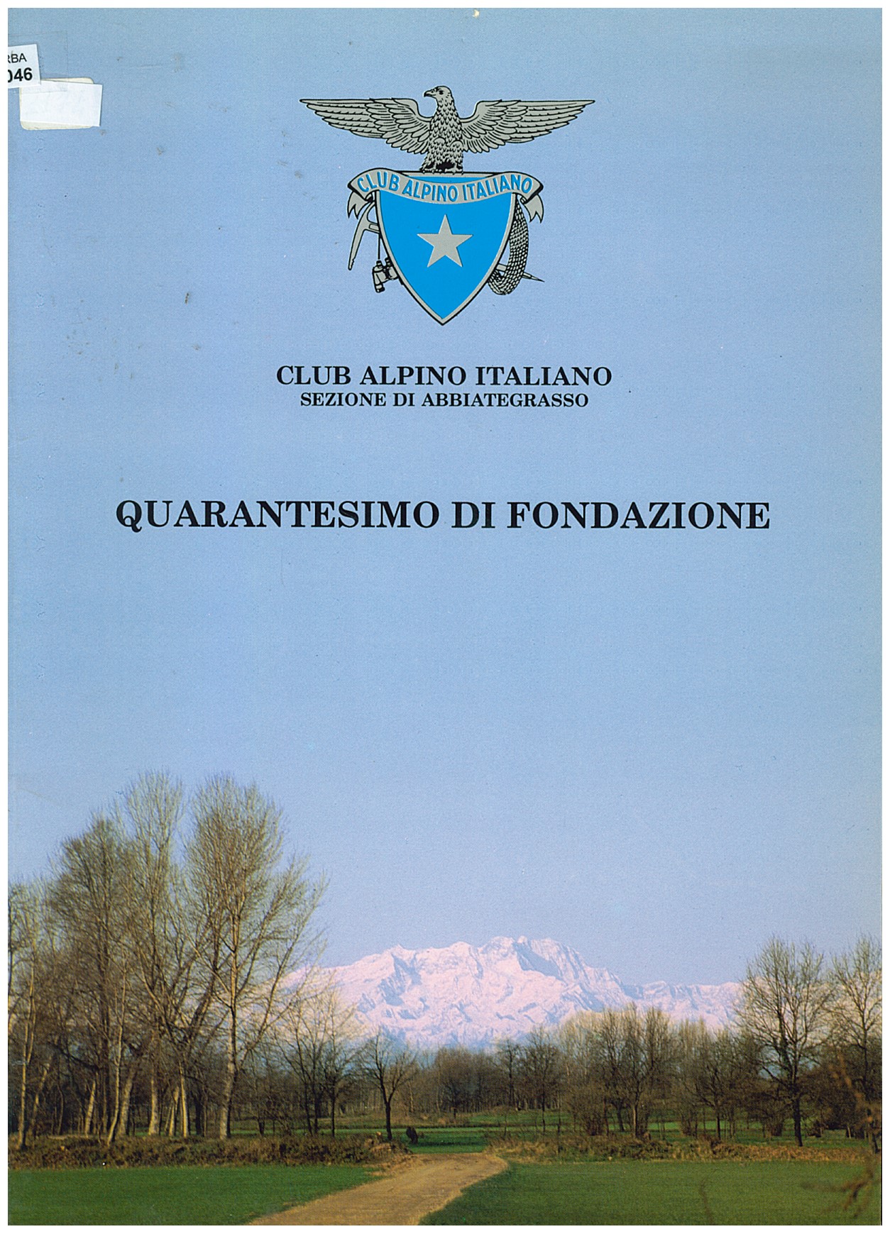 Copertina di Quarantesimo di Fondazione CAI Abbiategrasso