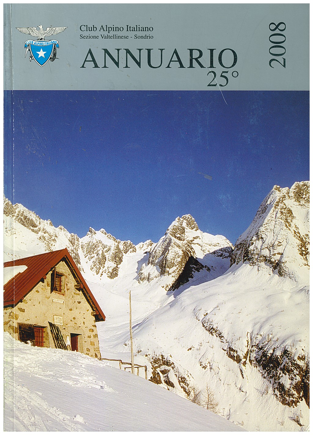 Copertina di Annuario 25 ° sezione Sondrio 2008