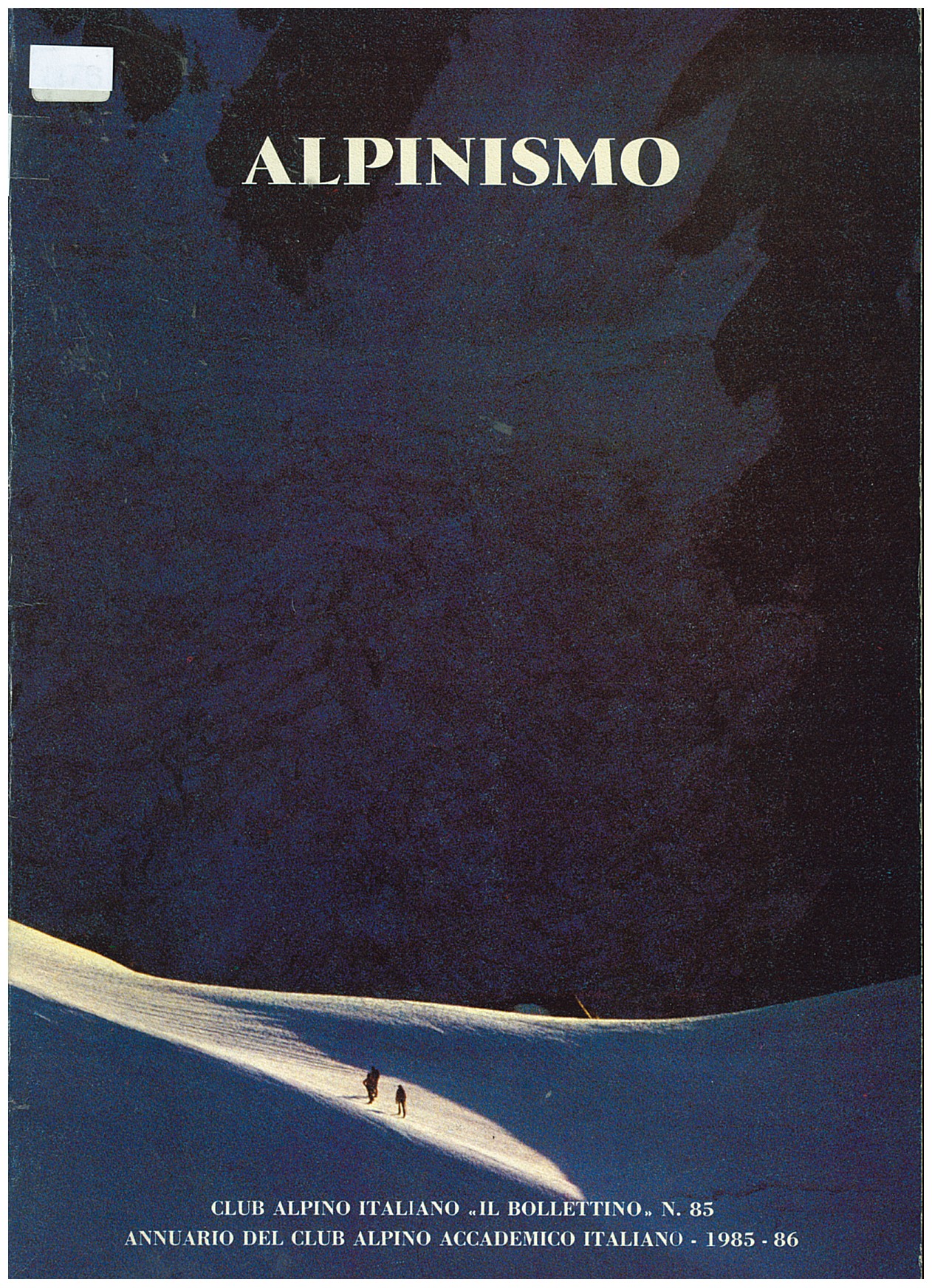 Copertina di Il Bollettino Club Alpino Accademico Italiano (annuario 1985-1986))