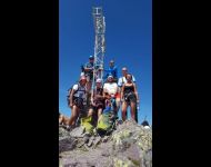 Il gruppo in vetta