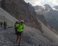salendo al Rifugio V Alpini