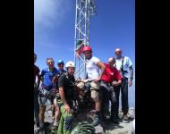 Il gruppo in vetta